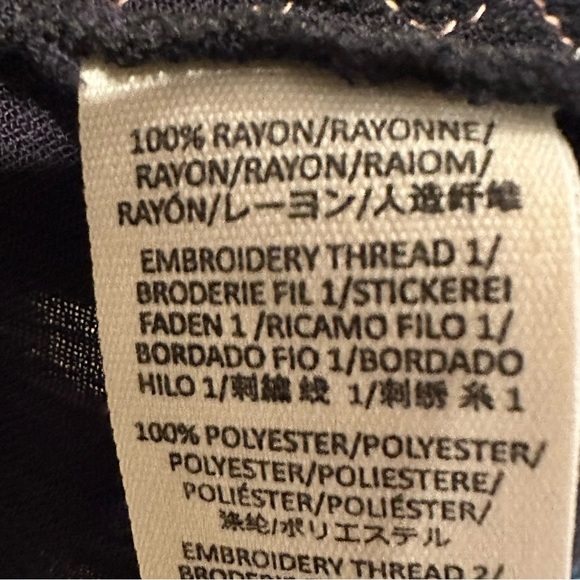 FREE PEOPLE  WIND WILLOW BOHO EMBROIDERED TUNIC MINI DRESS BLACK CORAL Size XS - Picture 9 of 11